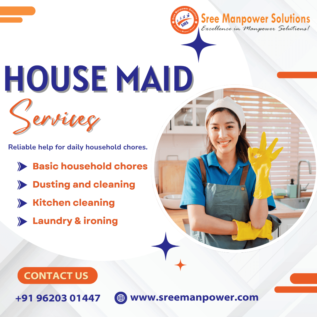 House Maid Services in Bangalore | Trusted Domestic Help service