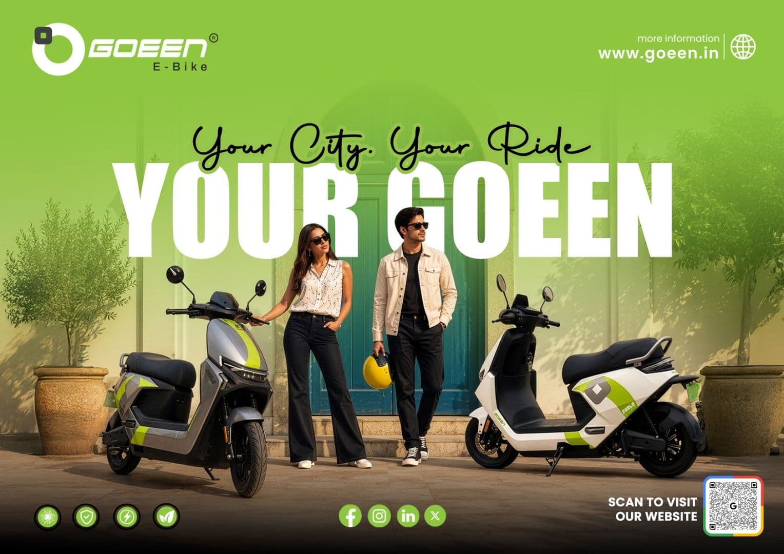 GOEEN - Best Electric Scooter in India | Electric Scooter Manufacturer and Seller
