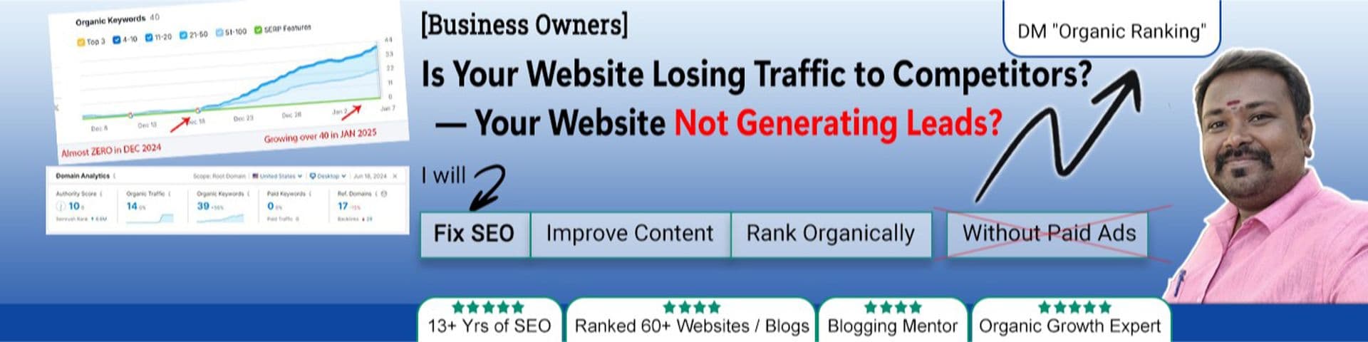Myilraj G - Organic SEO and Business Discoverability Consultant - Image 3