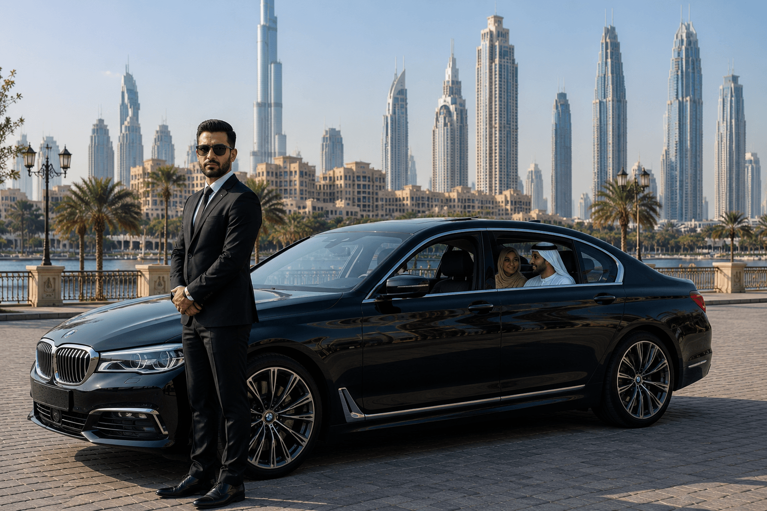 Cars with driver Dubai