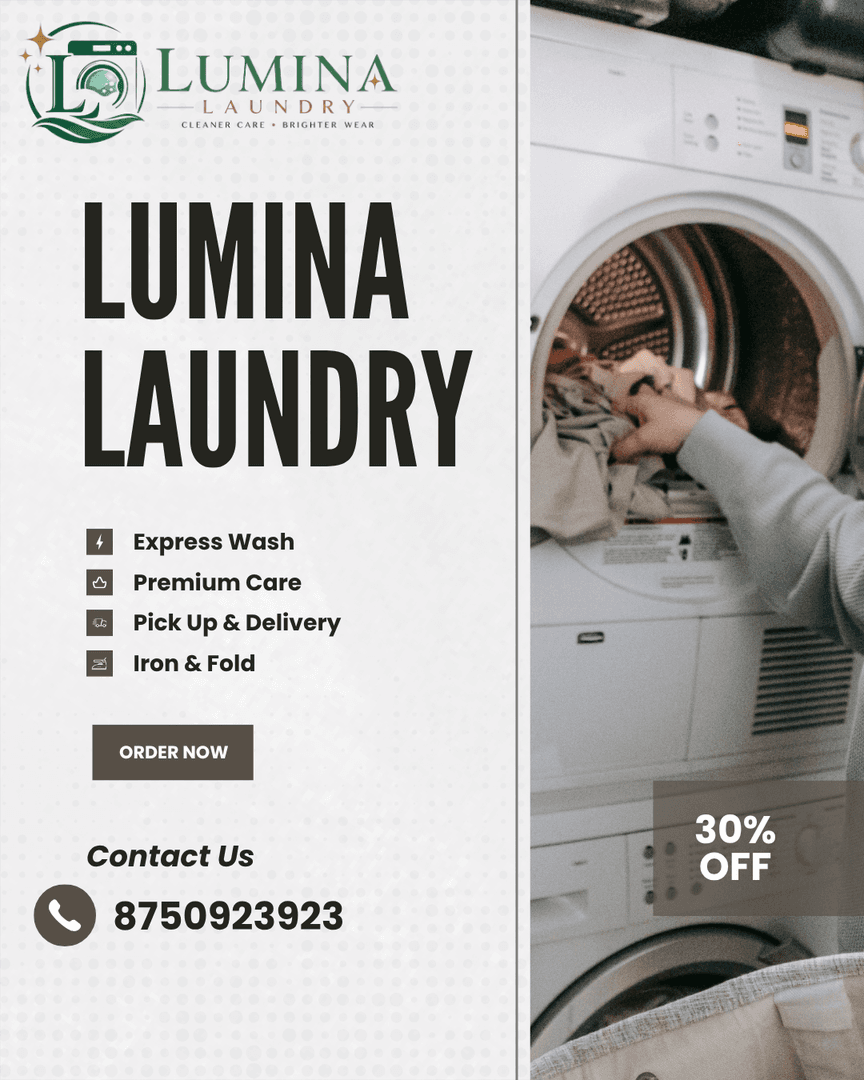 Lumina laundry cover photo