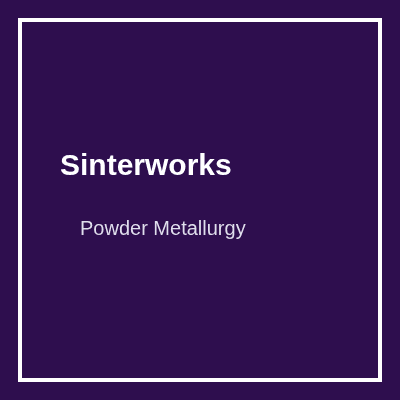 Sinterworks Powder Metallurgy logo