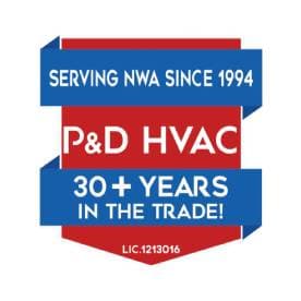P&D HVAC logo