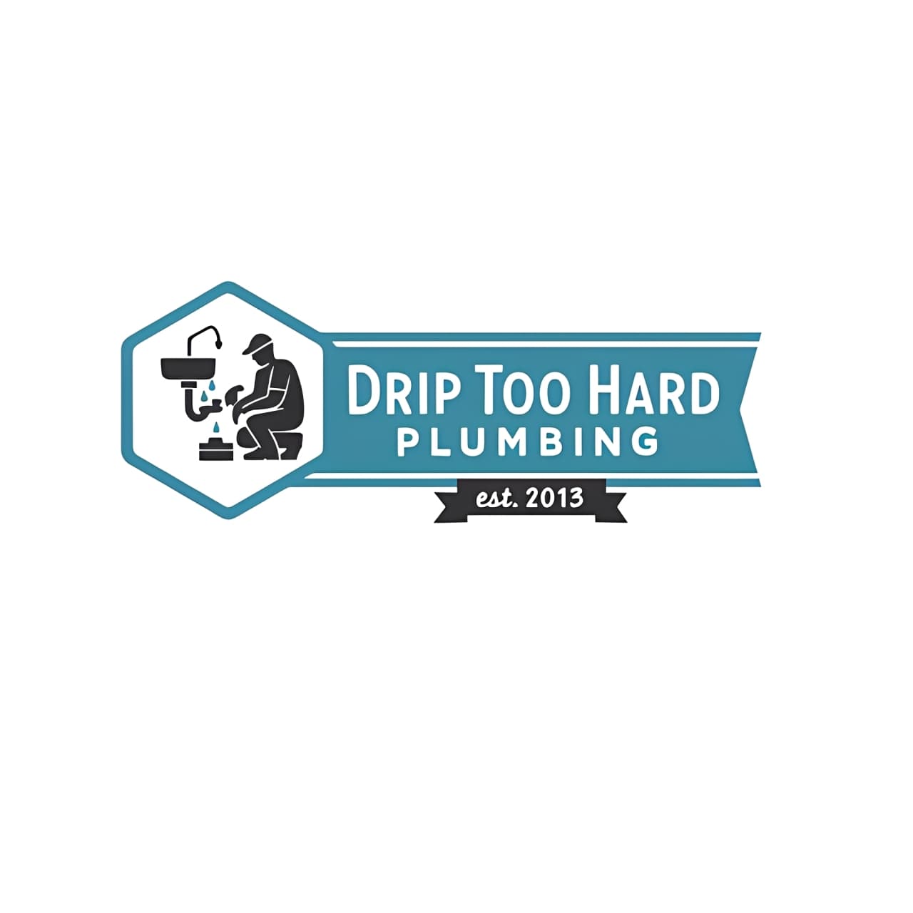 Drip Too Hard Plumbing logo