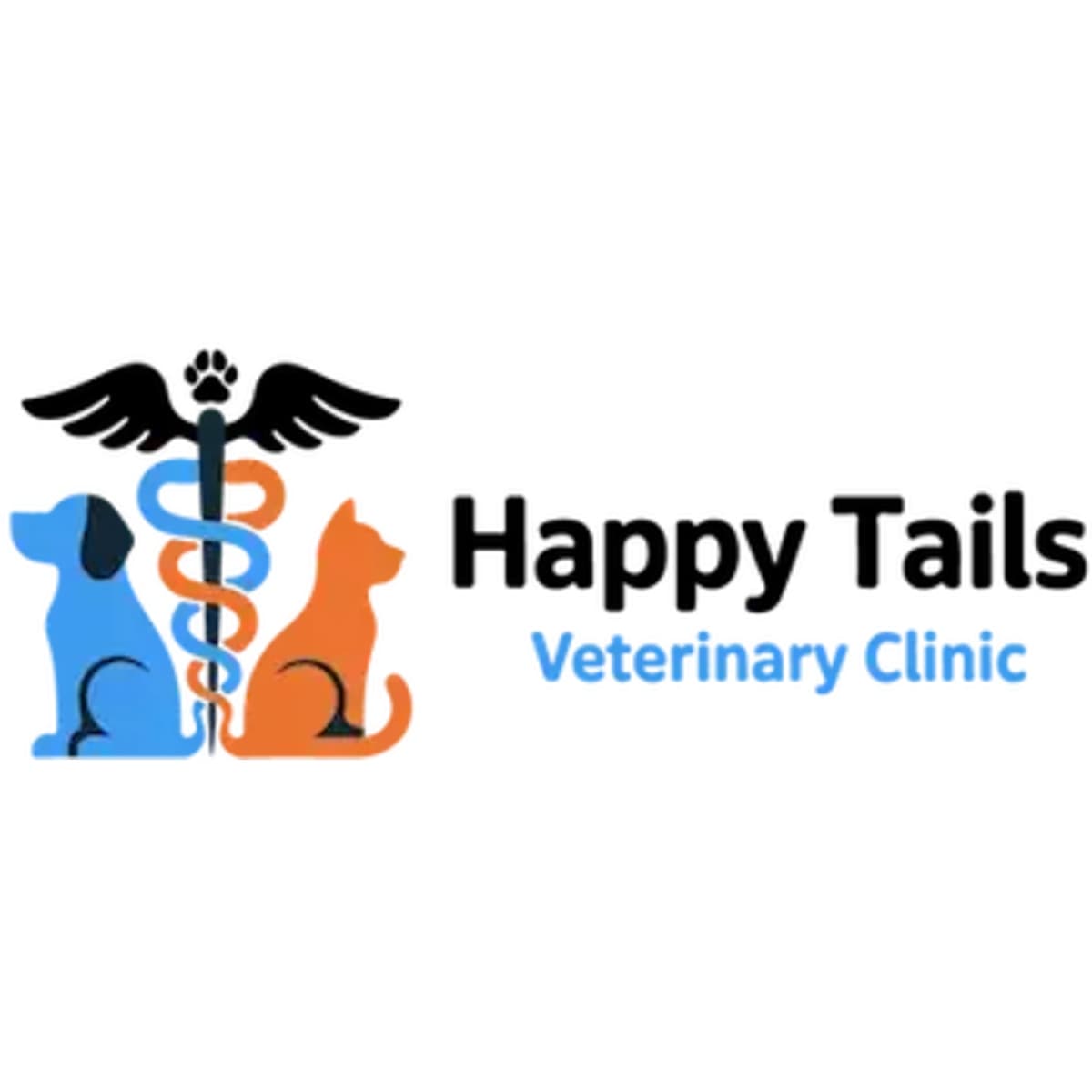 Happy Tails Vet   logo