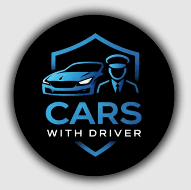 Cars with driver Dubai logo