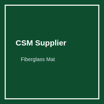 CSM Supplier Fiberglass Products logo