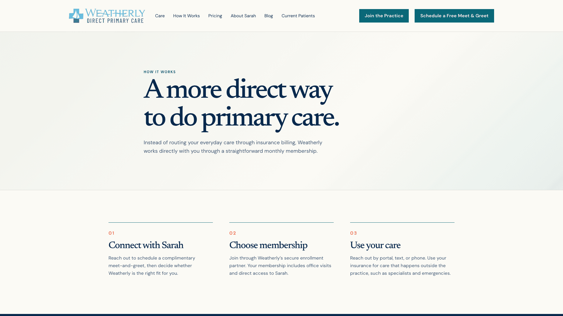 Weatherly Direct Primary Care cover photo