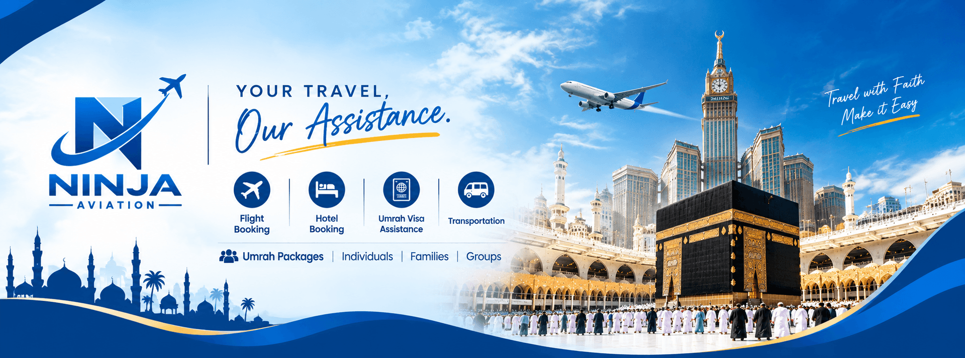 Umrah Company in Lahore – Ninjaaviation cover photo