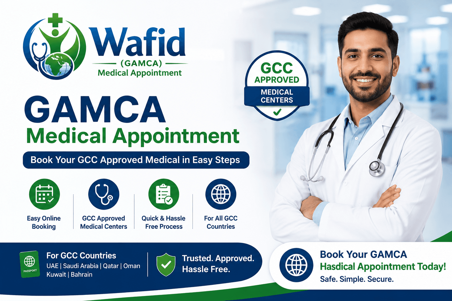 GCC Approved - GAMCA Medical Appointment in Lucknow