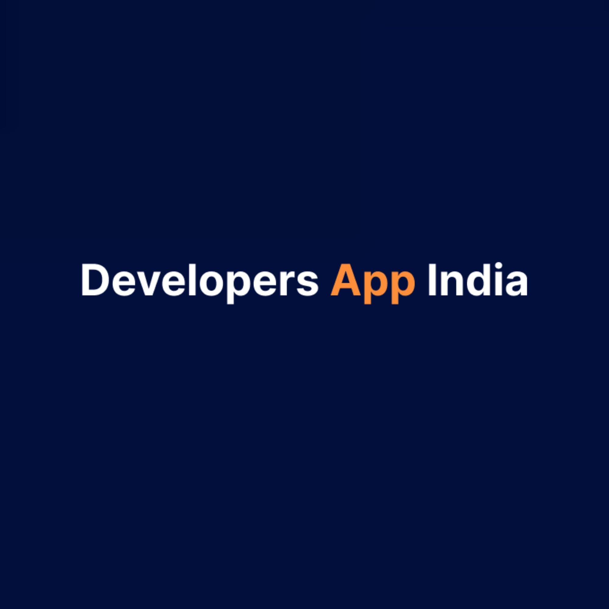 developersappindia logo