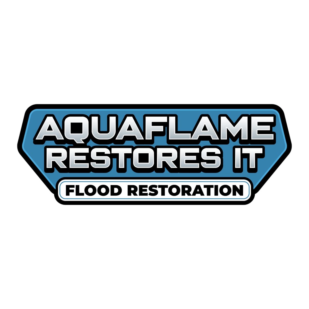 Aquaflame Restores It logo