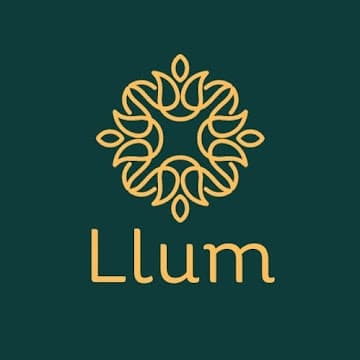 LLUM Black Oud Car Air Freshener | Premium Long-Lasting Hanging Car Fragrance logo