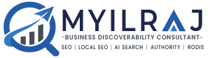 Myilraj G - Organic SEO and Business Discoverability Consultant logo
